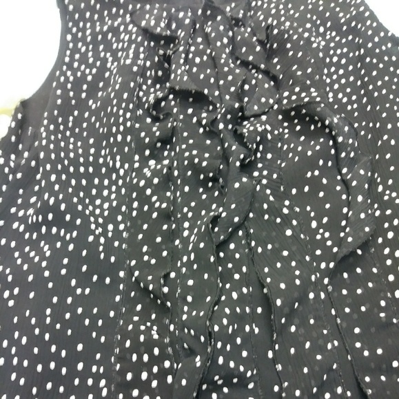 Sandra Darren- Pooka dot Dress 10P - Picture 1 of 4